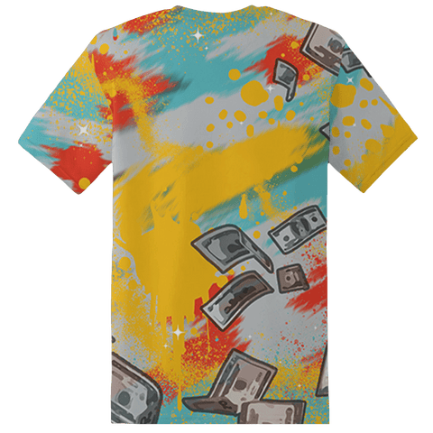 KB-8-Protro-Venice-Beach-T-Shirt-Match-Cash-Money-3D-Splash-Paint