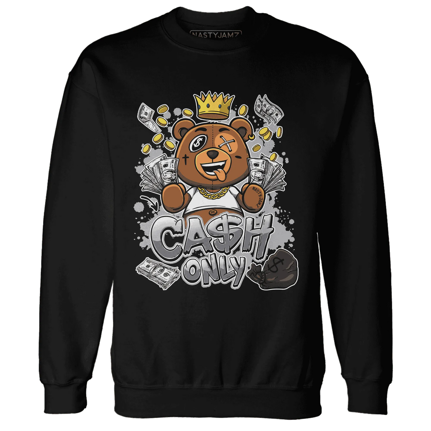 Wolf-Grey-1s-Sweatshirt-Match-Cash-Only-BER