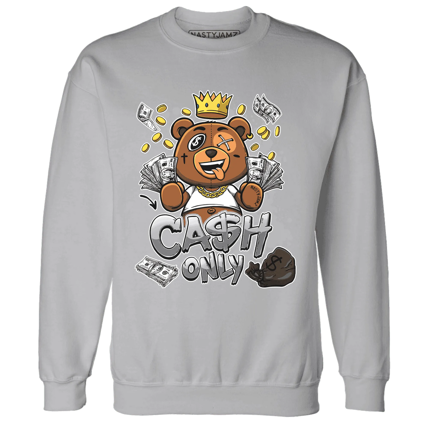 Wolf-Grey-1s-Sweatshirt-Match-Cash-Only-BER