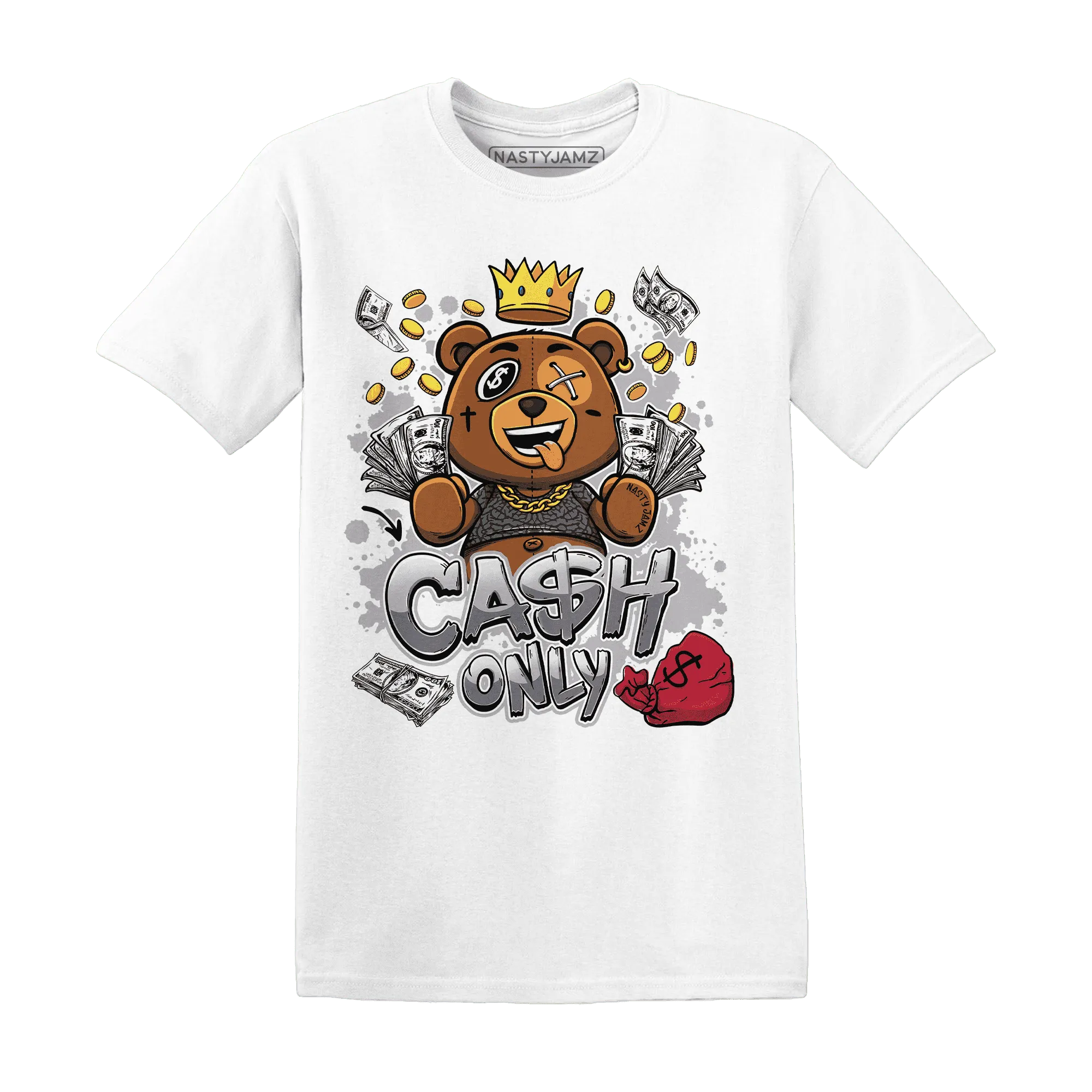 Cement-Grey-3s-T-Shirt-Match-Cash-Only-BER