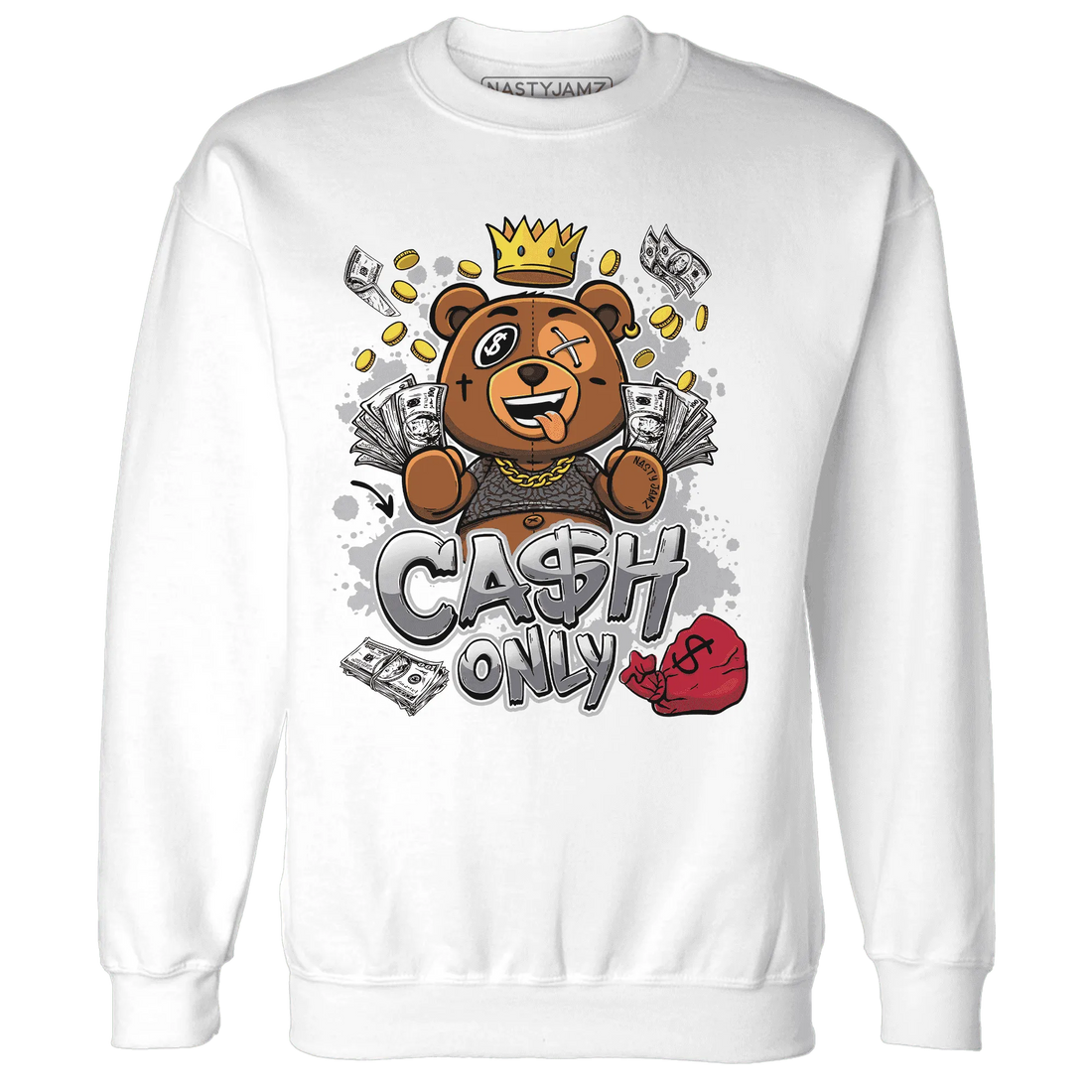 Cement-Grey-3s-Sweatshirt-Match-Cash-Only-BER