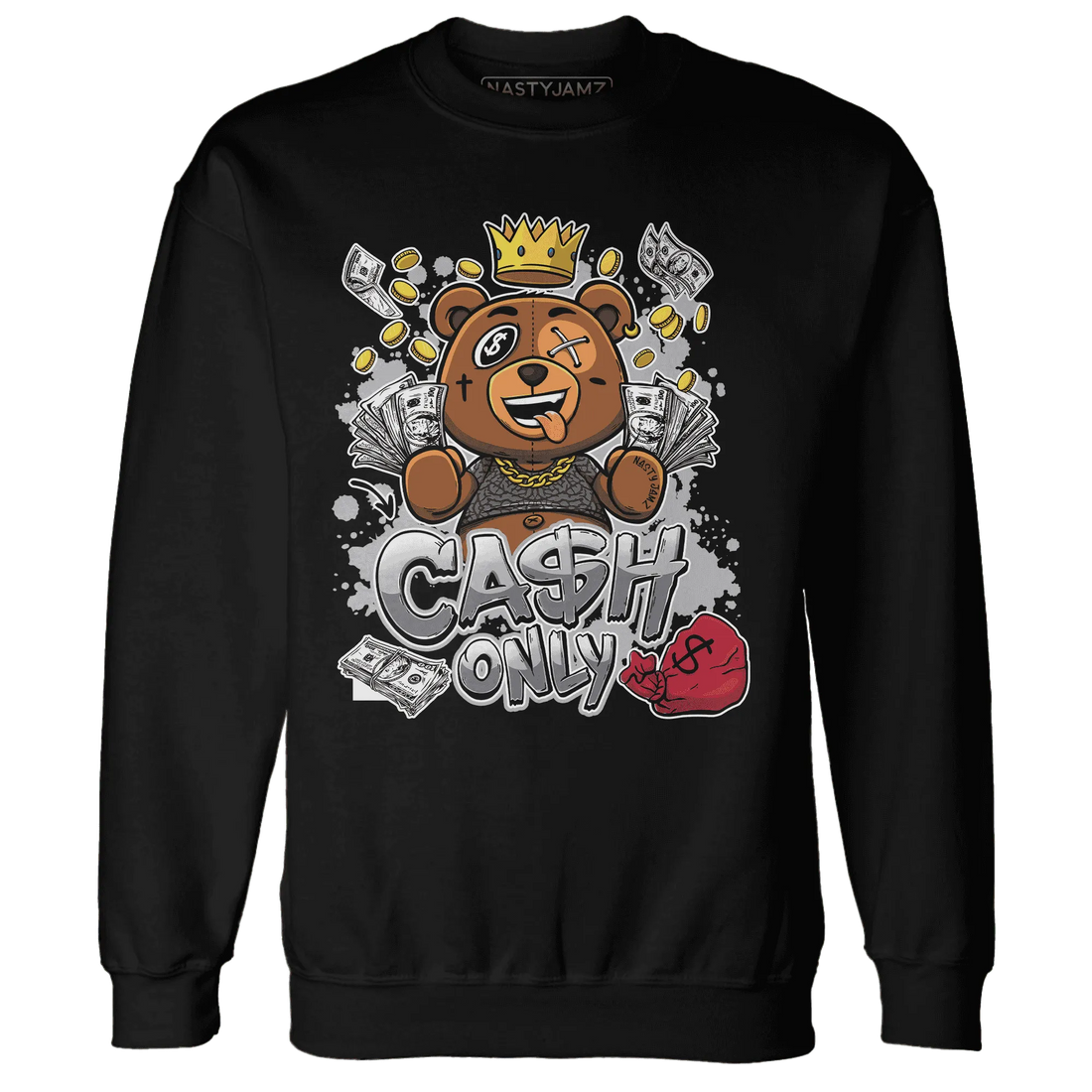 Cement-Grey-3s-Sweatshirt-Match-Cash-Only-BER