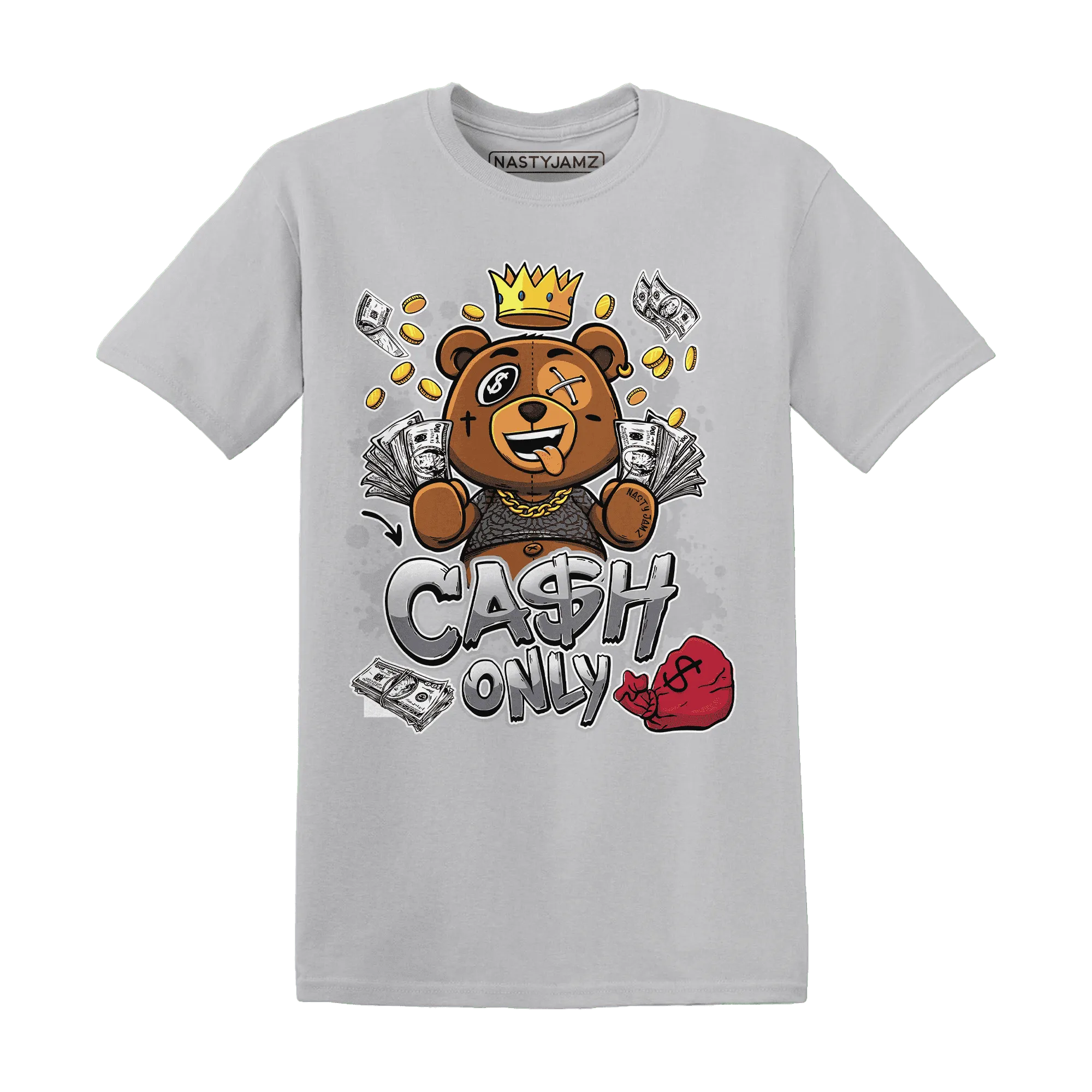 Cement-Grey-3s-T-Shirt-Match-Cash-Only-BER
