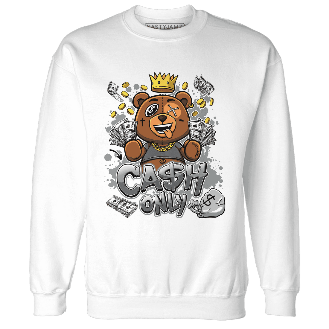 Paris Olympicsss 4s Sweatshirt Match Cash Only BER - NastyJamz