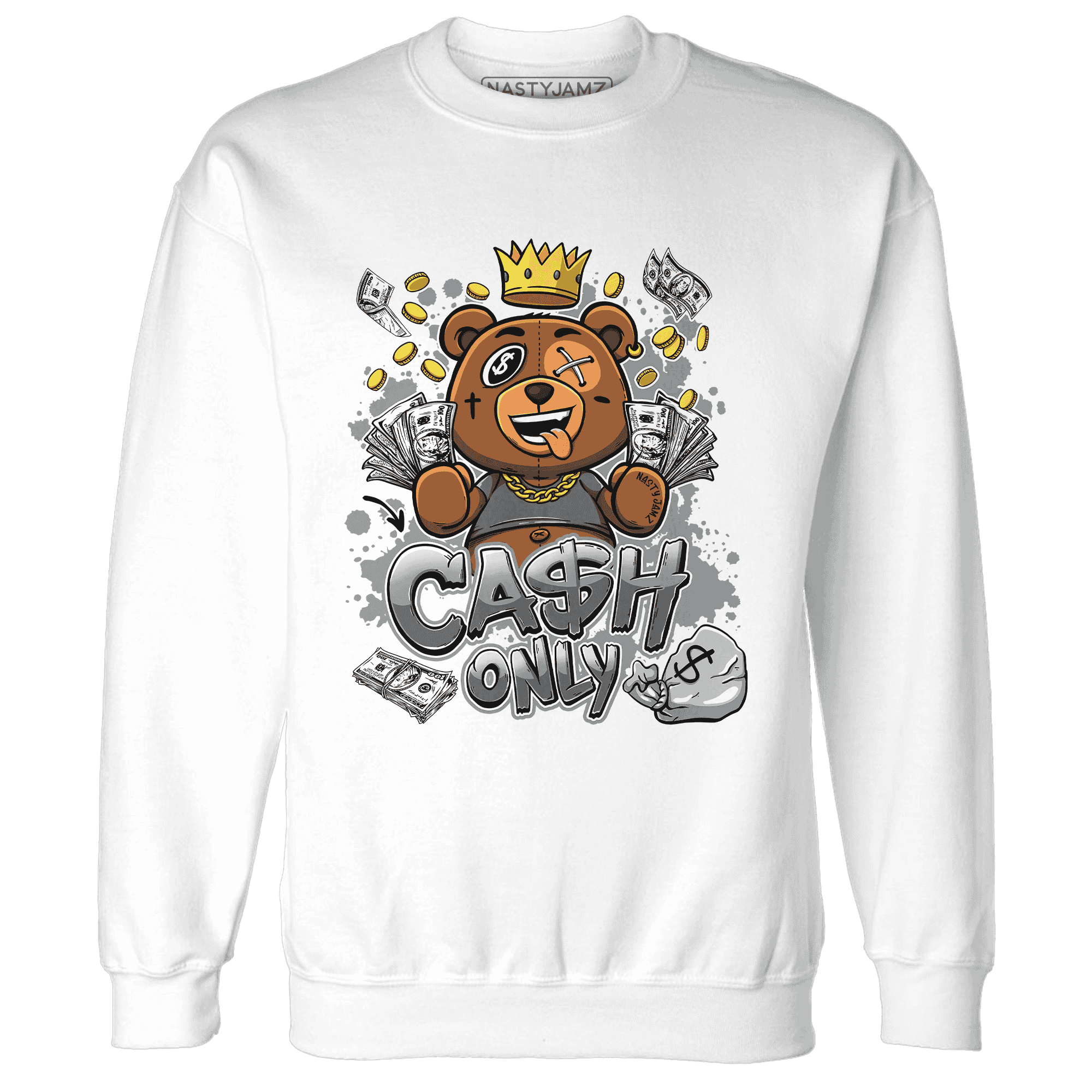 Paris Olympicsss 4s Sweatshirt Match Cash Only BER - NastyJamz