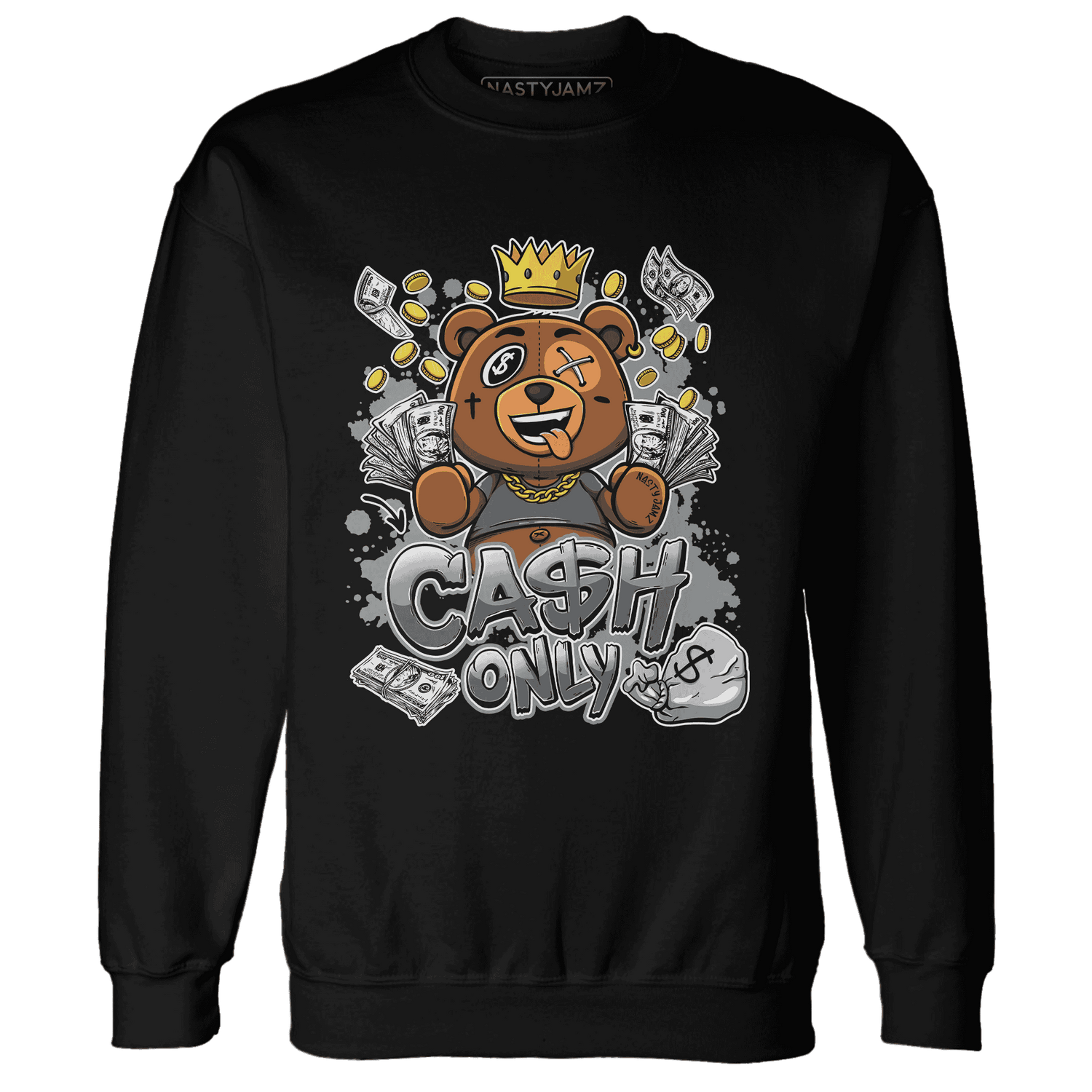 Paris Olympicsss 4s Sweatshirt Match Cash Only BER - NastyJamz