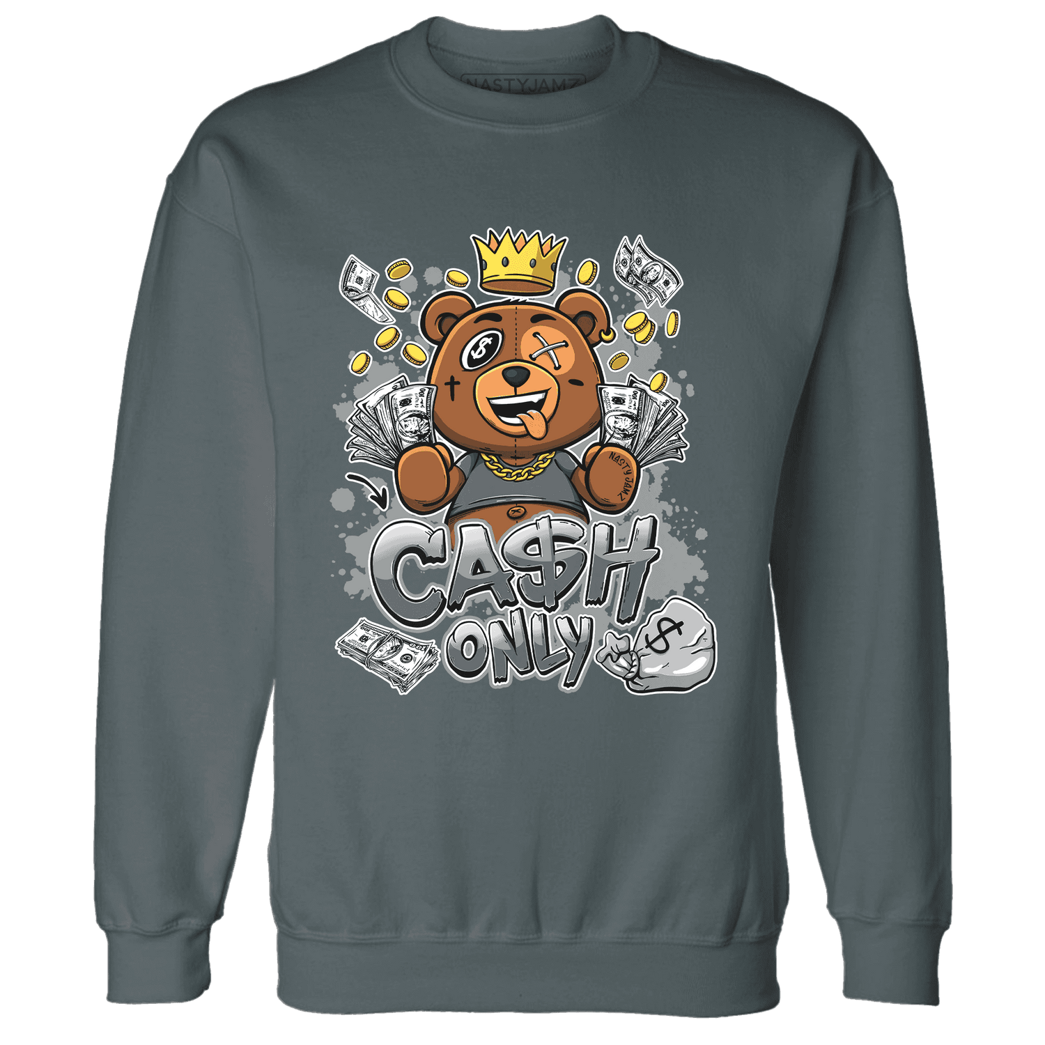 Paris Olympicsss 4s Sweatshirt Match Cash Only BER - NastyJamz