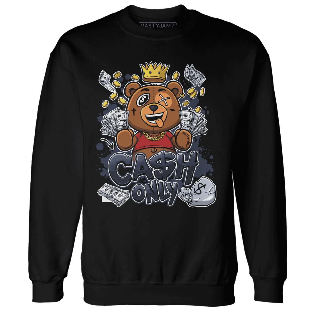 White-Navy-6s-Sweatshirt-Match-Cash-Only-BER