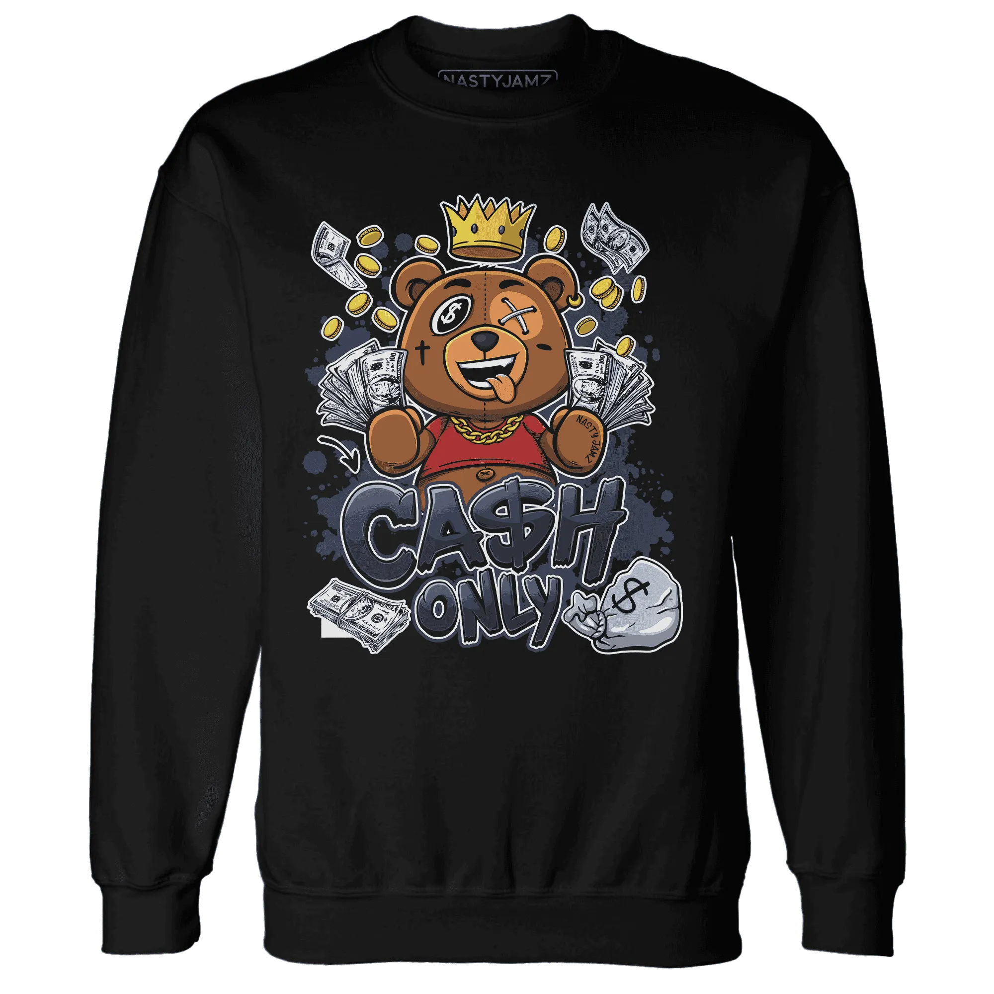 White-Navy-6s-Sweatshirt-Match-Cash-Only-BER