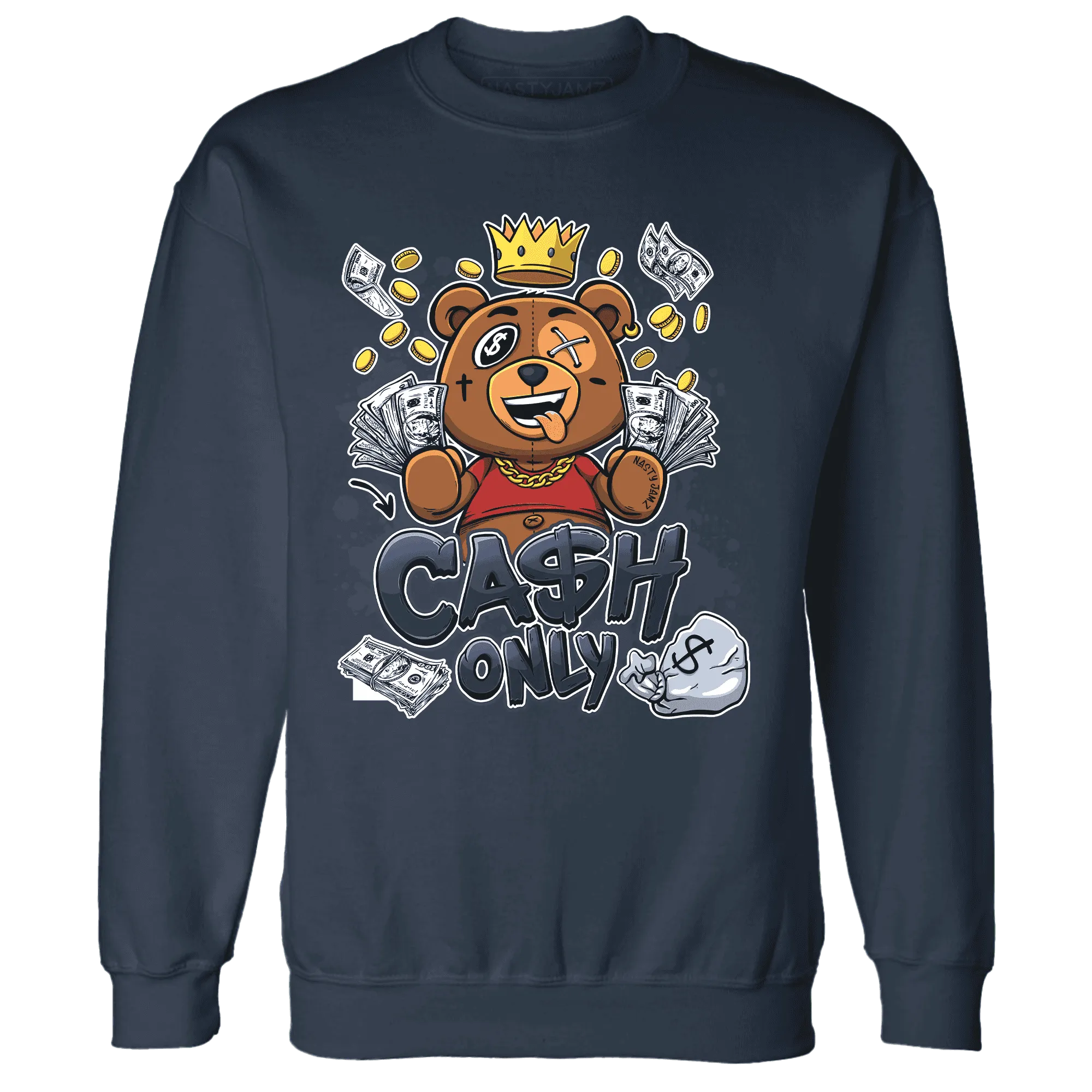White-Navy-6s-Sweatshirt-Match-Cash-Only-BER