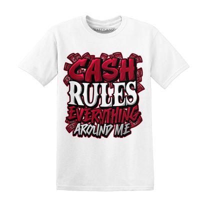 Retro Red Taxi 12s T Shirt Match Cash Rule E A M - NastyJamz