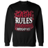 Retro Red Taxi 12s Sweatshirt Match Cash Rule E A M - NastyJamz