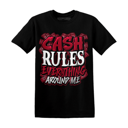 Retro Red Taxi 12s T Shirt Match Cash Rule E A M - NastyJamz