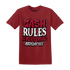 Retro Red Taxi 12s T Shirt Match Cash Rule E A M - NastyJamz