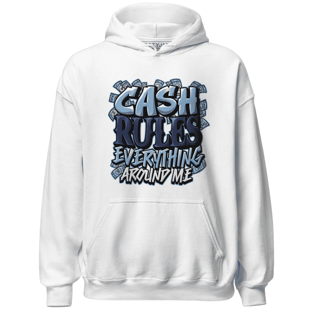 First In Flight 1s Hoodie Match Cash Rule E A M - NastyJamz
