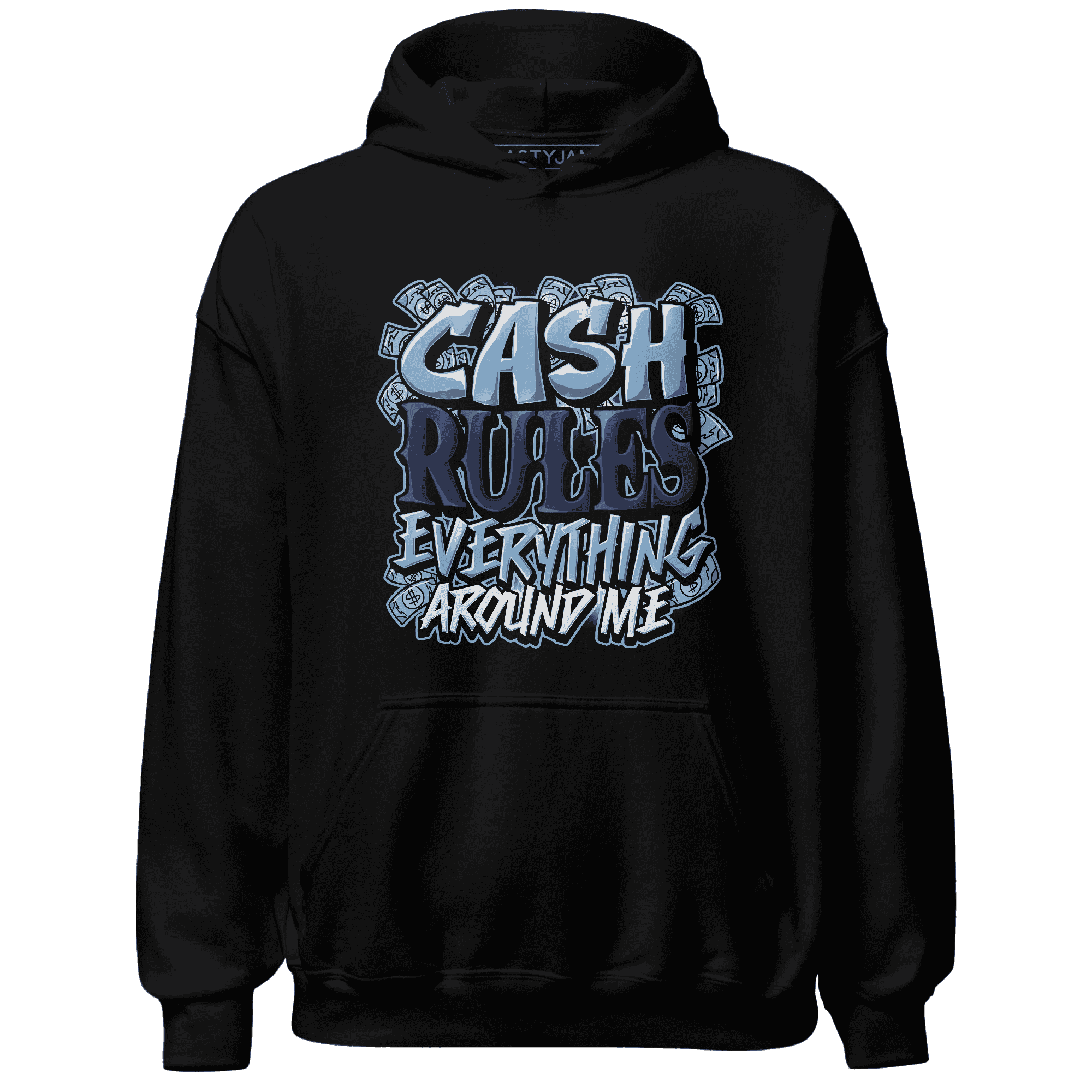 First In Flight 1s Hoodie Match Cash Rule E A M - NastyJamz