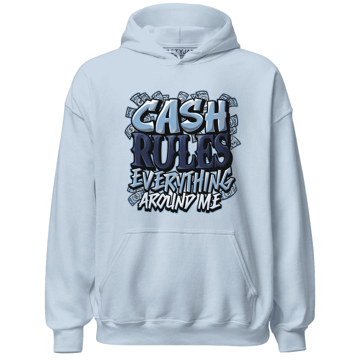 First In Flight 1s Hoodie Match Cash Rule E A M - NastyJamz