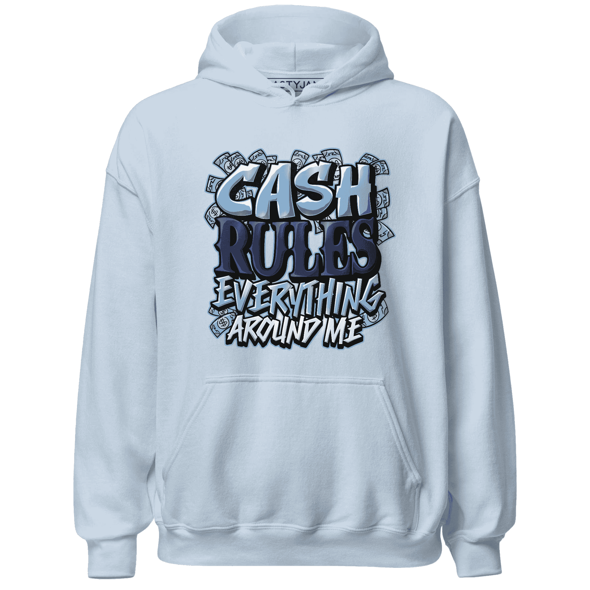 First In Flight 1s Hoodie Match Cash Rule E A M - NastyJamz