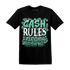 High OG Green Glow 1s T Shirt Match Cash Rule E A M - NastyJamz