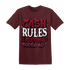 High White Team Red 1s T Shirt Cash Rule E A M - NastyJamz