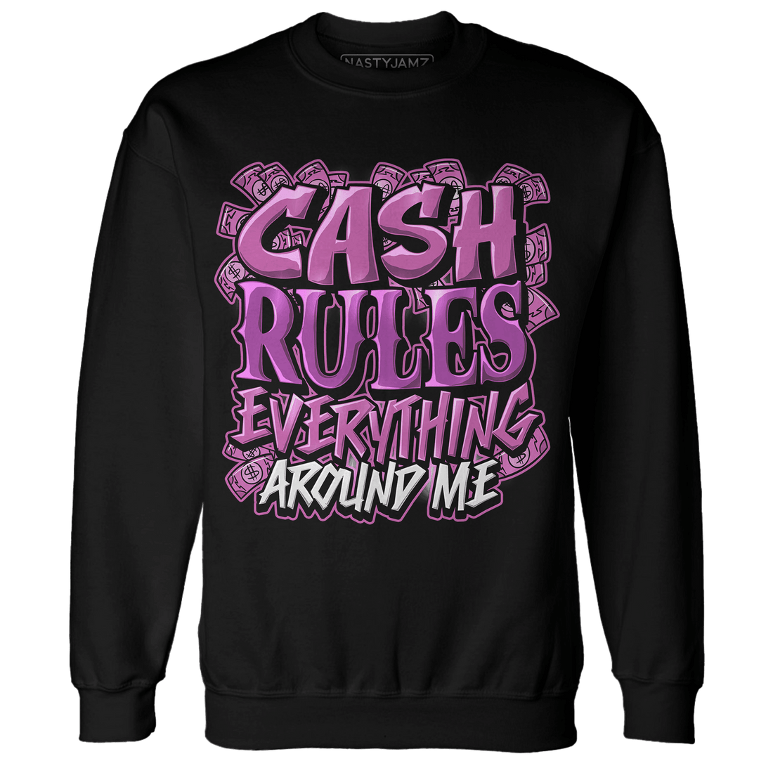GS Hyper Violet 4s Sweatshirt Match Cash Rule E A M - NastyJamz