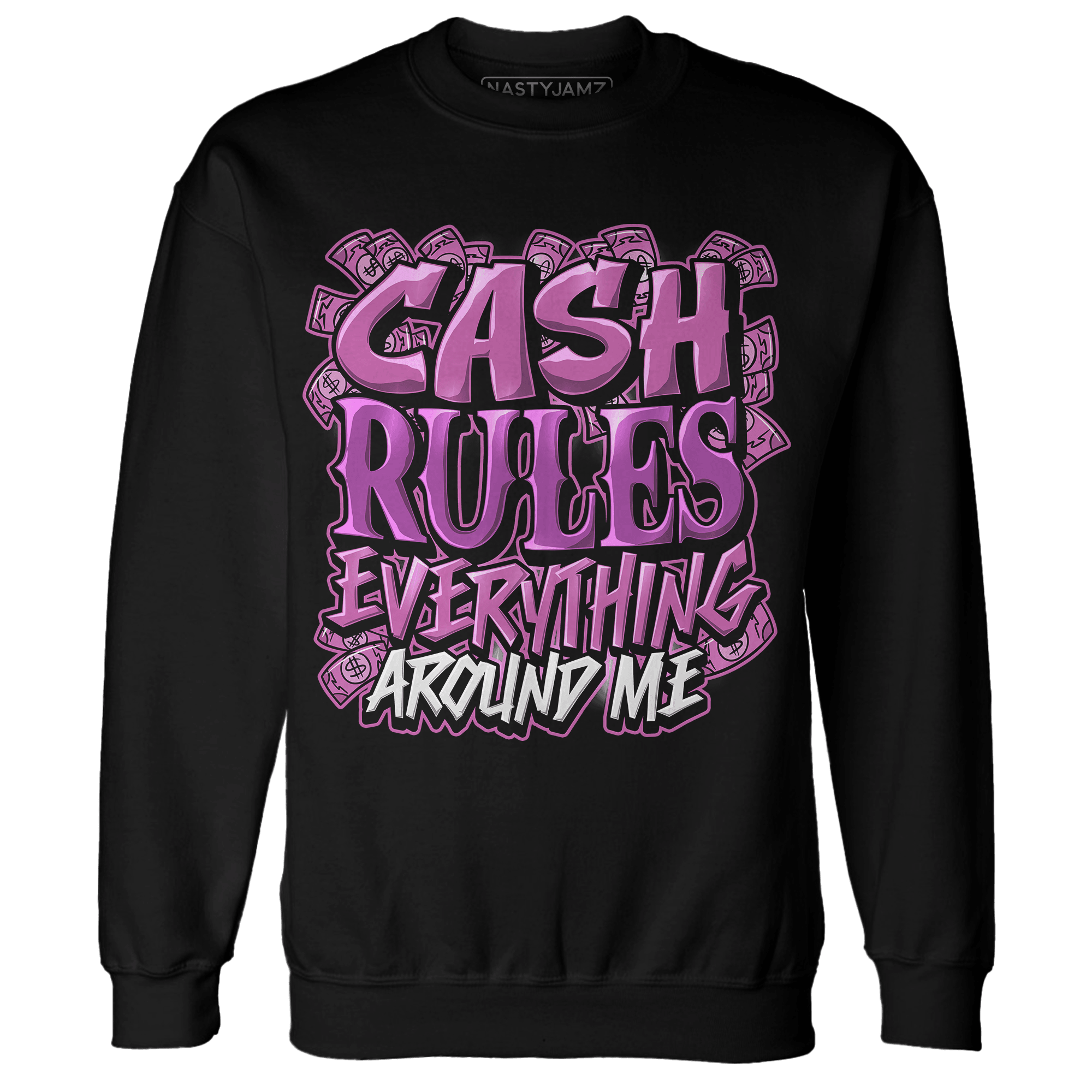 GS Hyper Violet 4s Sweatshirt Match Cash Rule E A M - NastyJamz