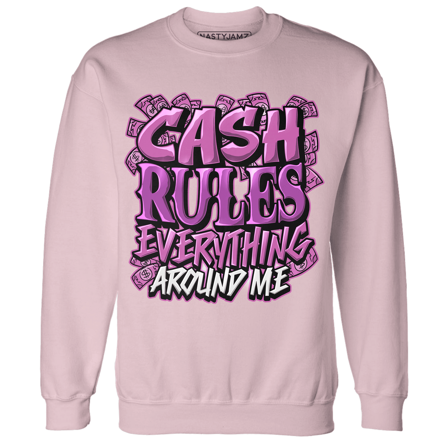 GS Hyper Violet 4s Sweatshirt Match Cash Rule E A M - NastyJamz