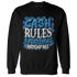 Industrial Blue 4s Sweatshirt Match Cash Rule E A M - NastyJamz