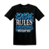 Industrial Blue 4s T Shirt Match Cash Rule E A M - NastyJamz