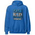 Industrial Blue 4s Hoodie Match Cash Rule E A M - NastyJamz