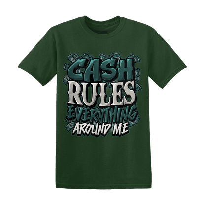 Oxidized Green 4s T Shirt Match Cash Rule E A M - NastyJamz