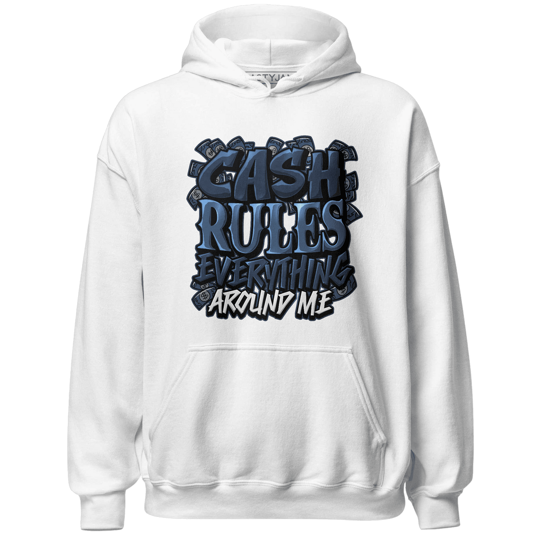 AM 1 86 Jackie RBS Hoodie Match Cash Rule E A M - NastyJamz