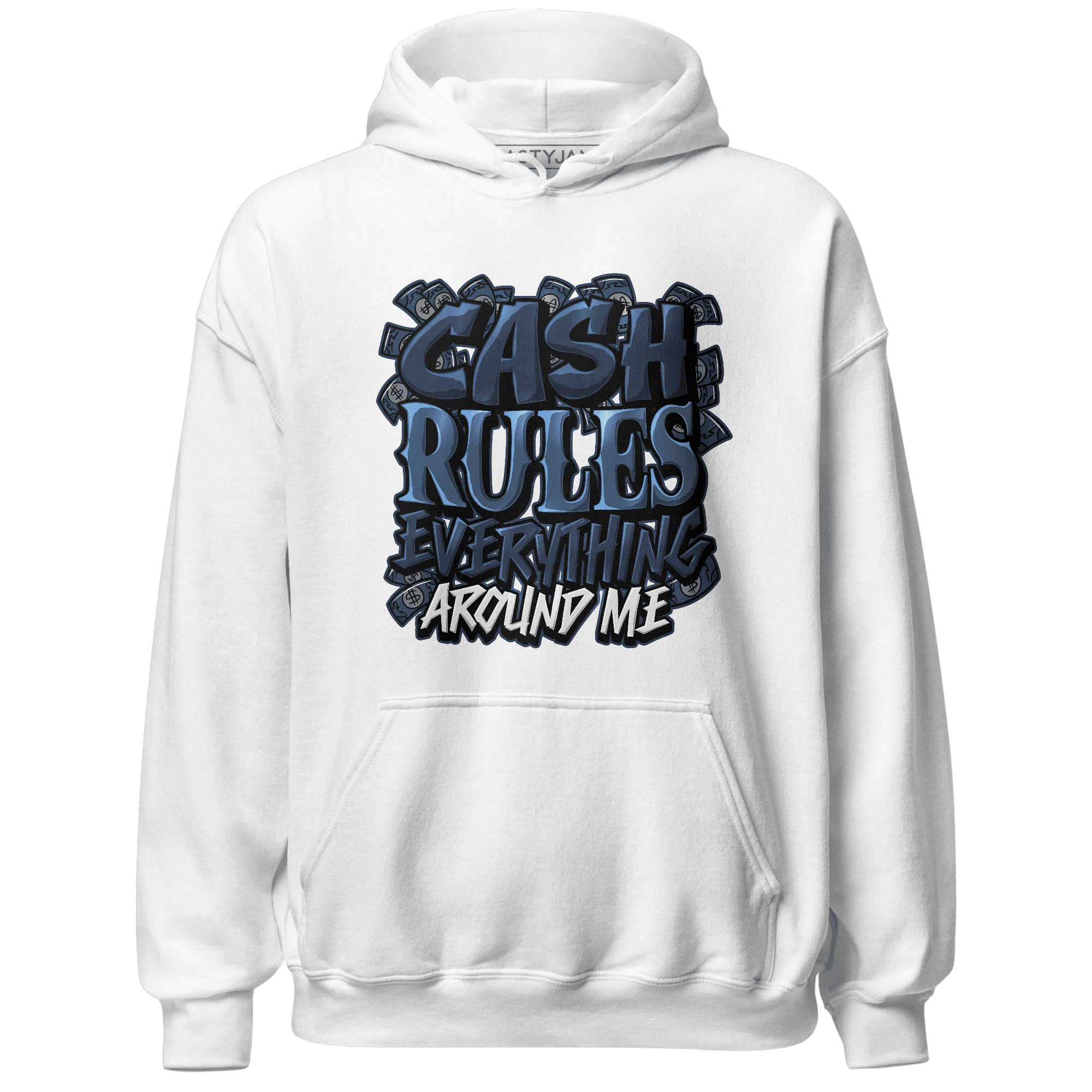 AM 1 86 Jackie RBS Hoodie Match Cash Rule E A M - NastyJamz
