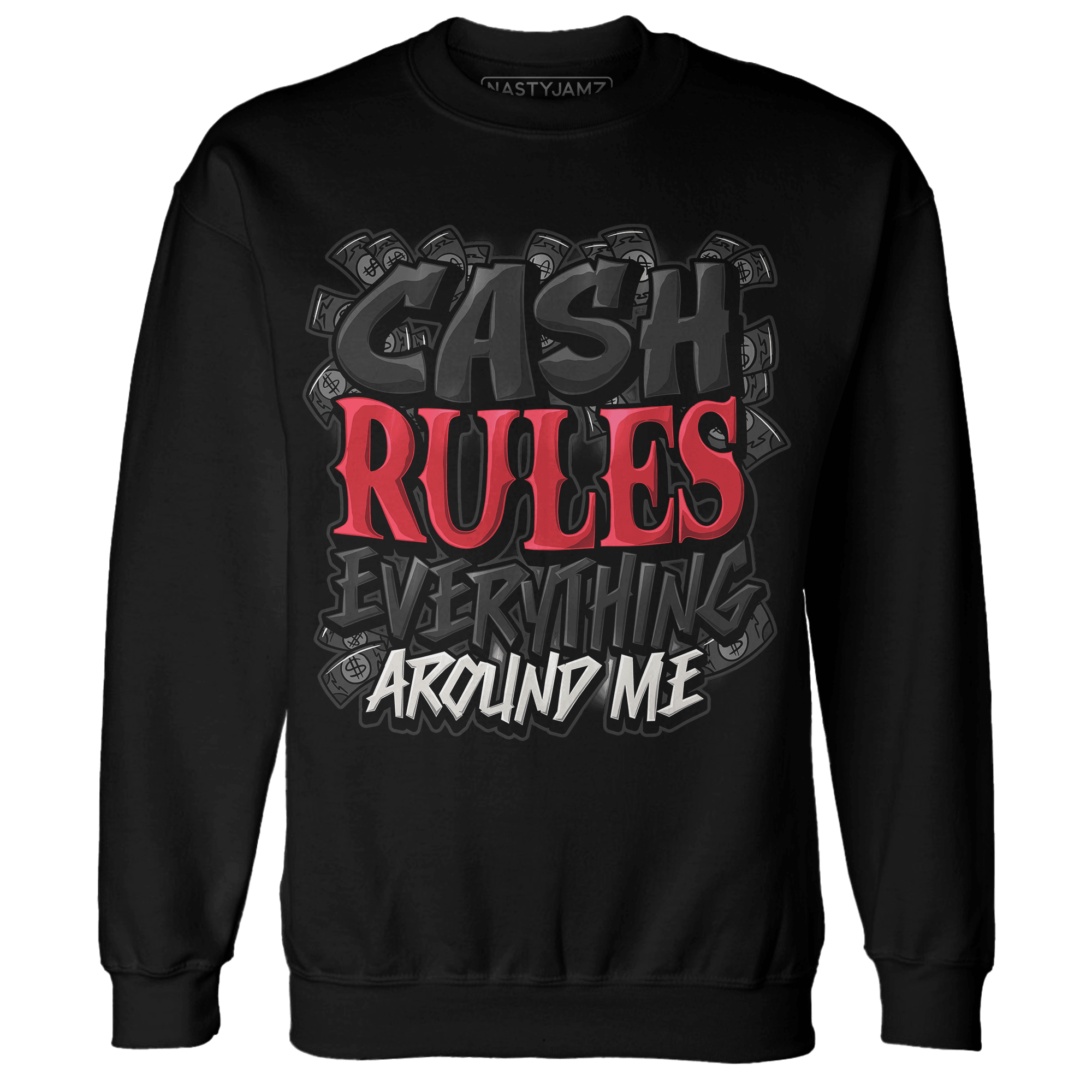 Jumman Jack University Red Sweatshirt Match Cash Rule E A M - NastyJamz