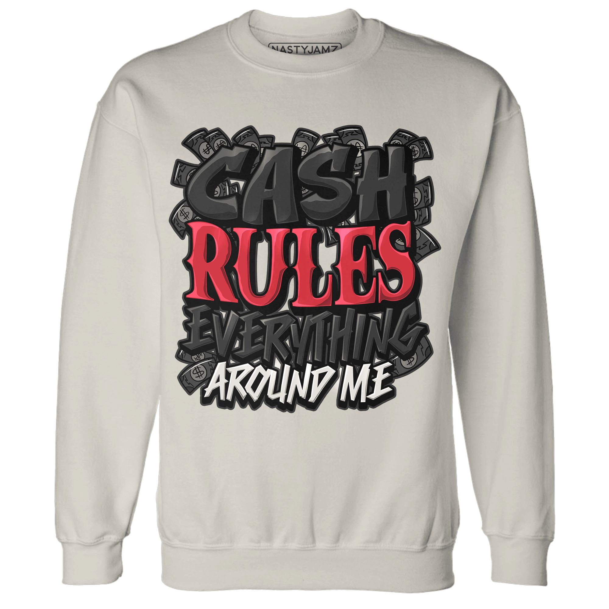 Jumman Jack University Red Sweatshirt Match Cash Rule E A M - NastyJamz