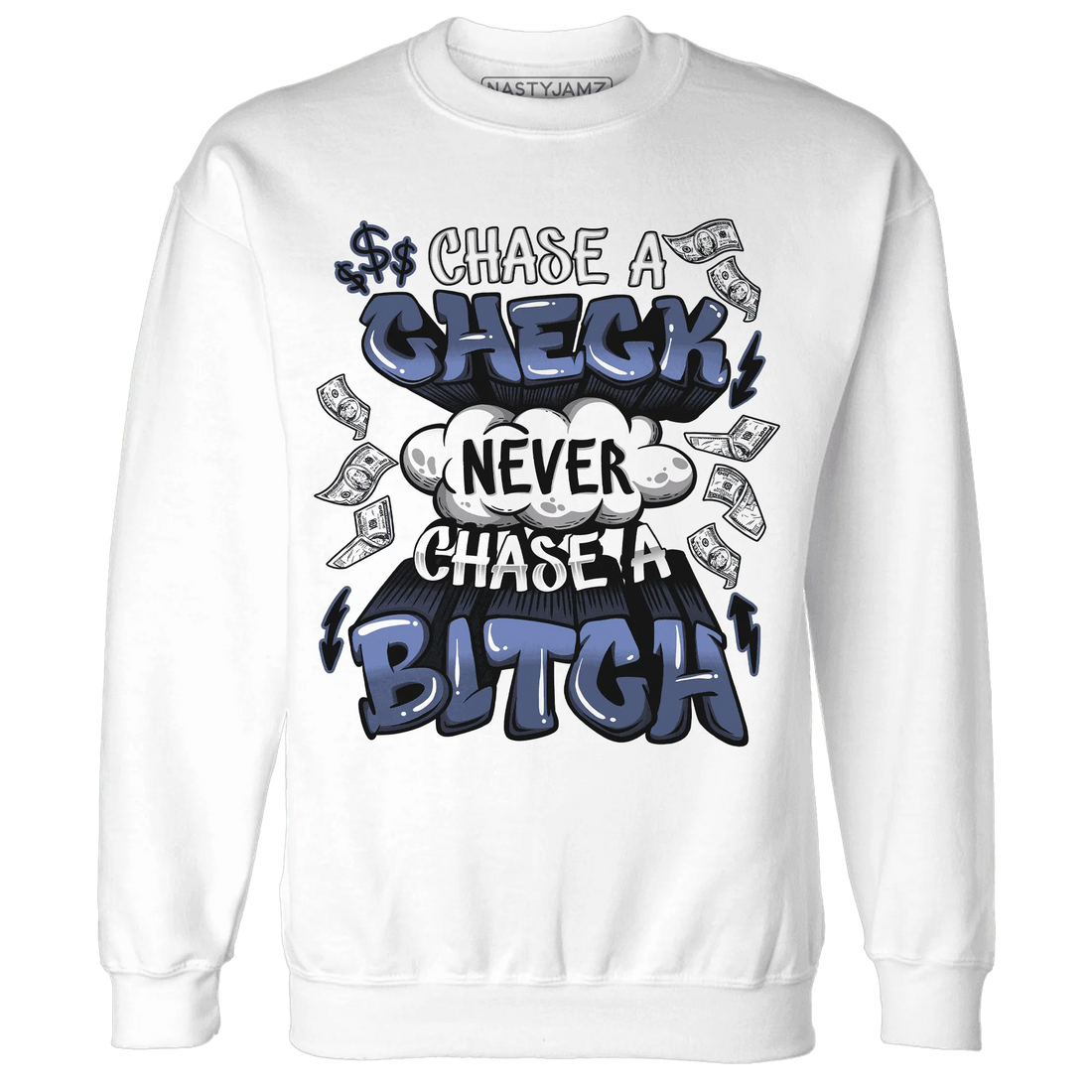 Low-Diffused-Blue-11s-Sweatshirt-Match-Chase-A-Check