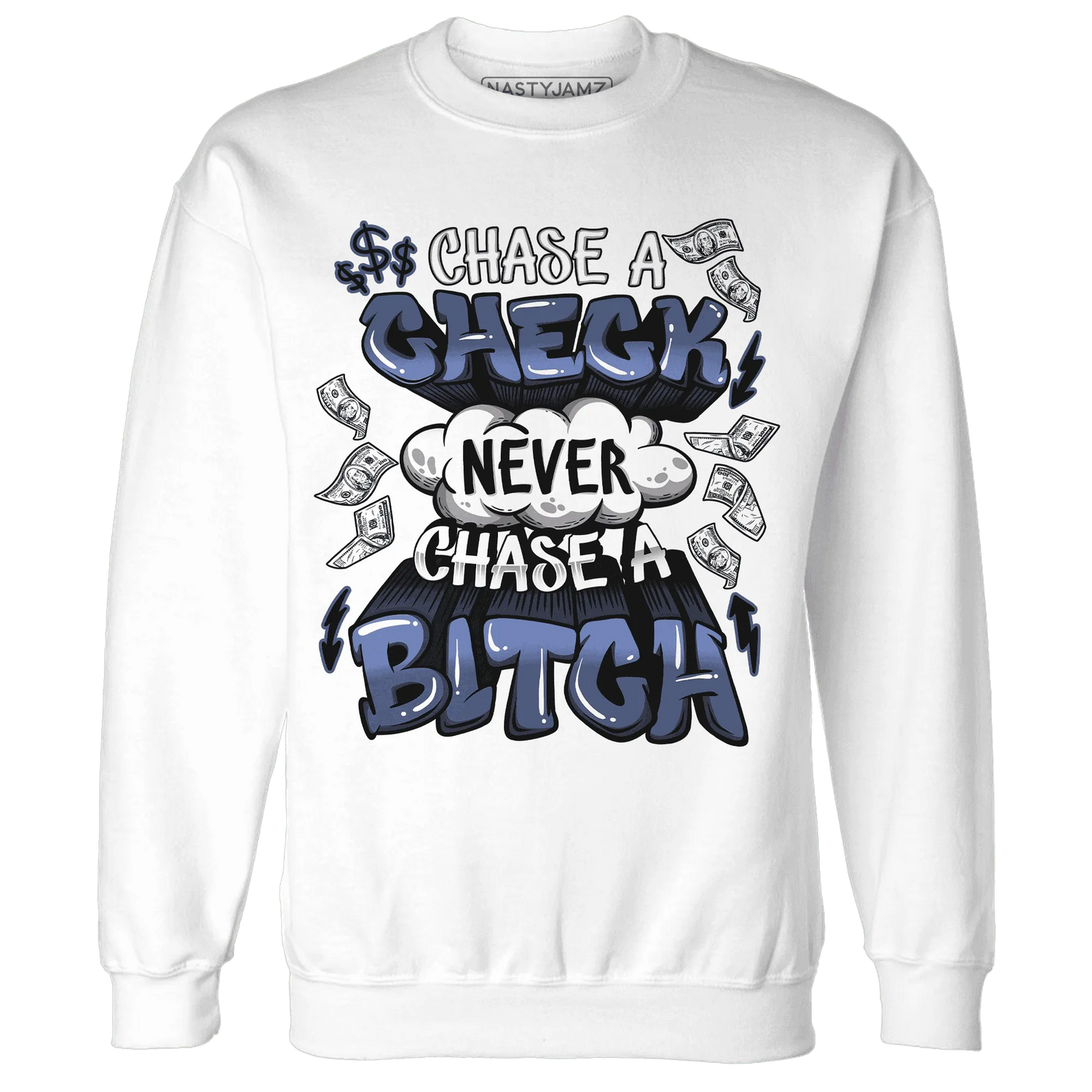 Low-Diffused-Blue-11s-Sweatshirt-Match-Chase-A-Check