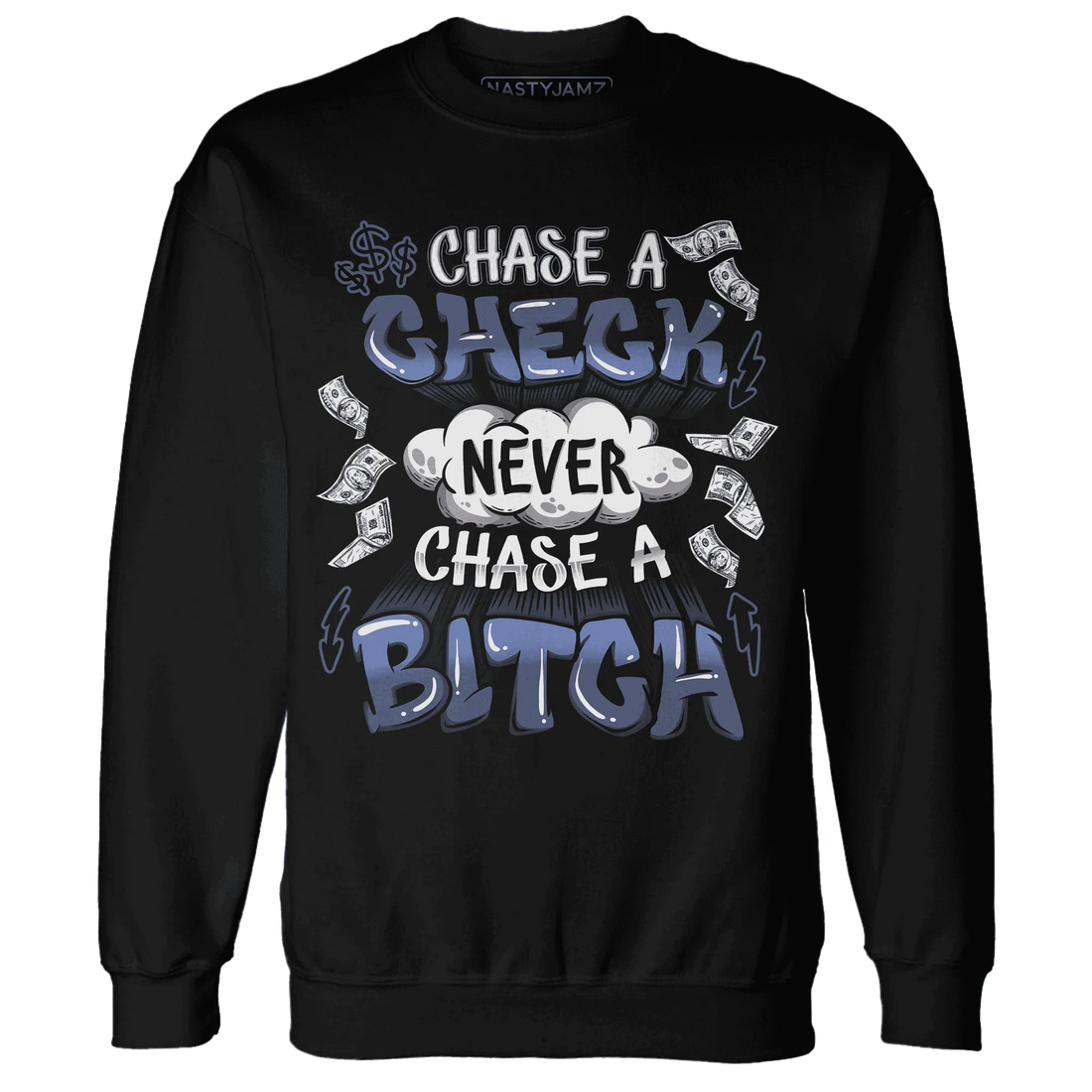 Low-Diffused-Blue-11s-Sweatshirt-Match-Chase-A-Check