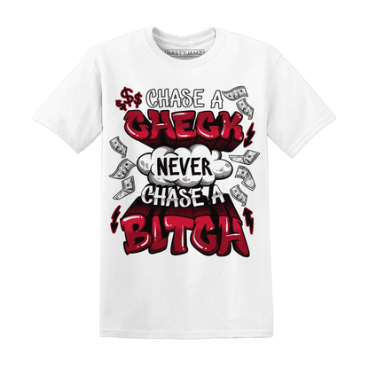Retro-Red-Taxi-12s-T-Shirt-Match-Chase-A-Check