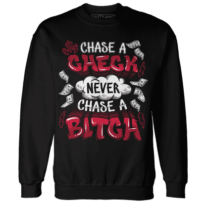Retro-Red-Taxi-12s-Sweatshirt-Match-Chase-A-Check