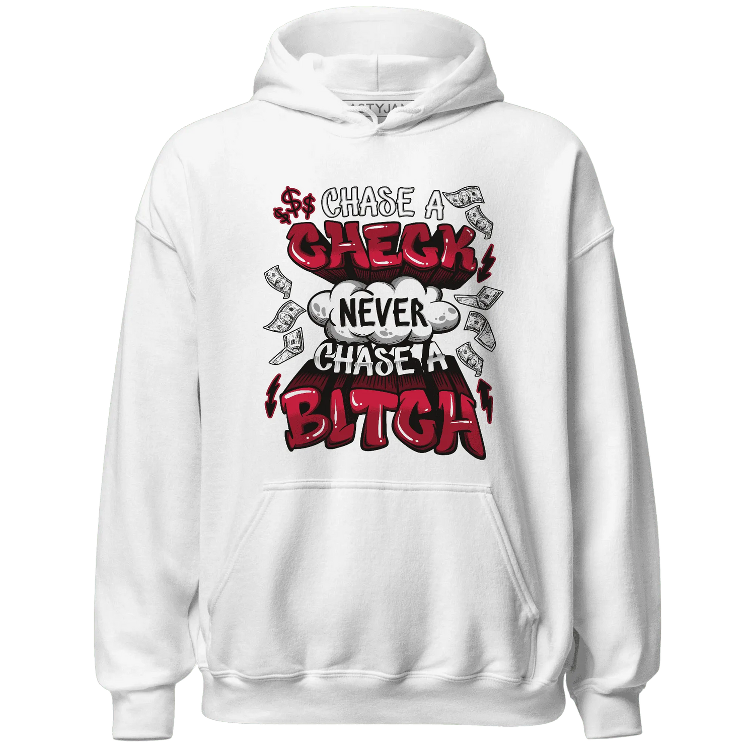 Retro-Red-Taxi-12s-Hoodie-Match-Chase-A-Check