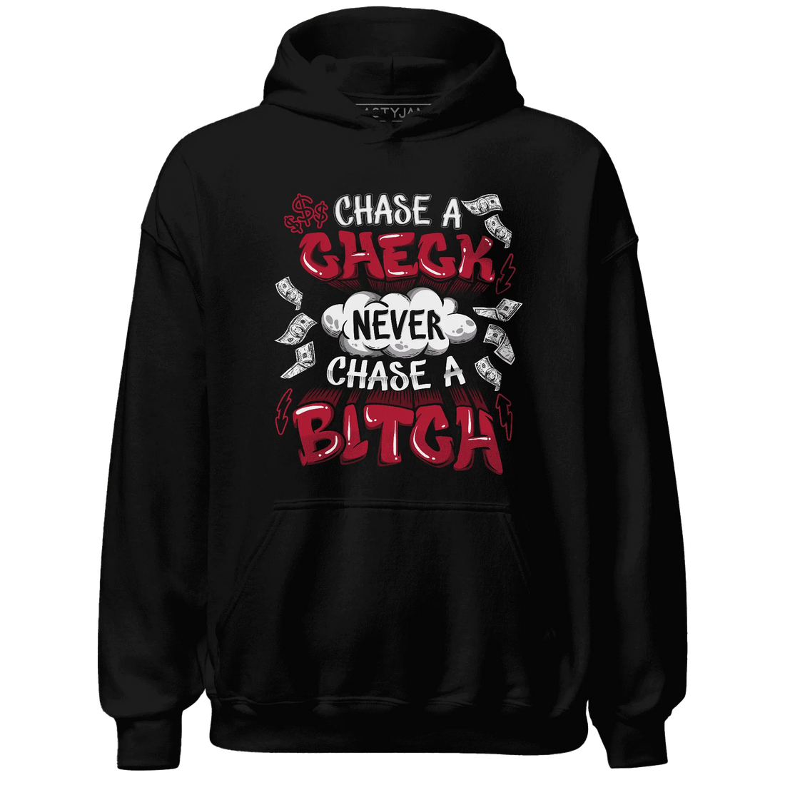 Retro-Red-Taxi-12s-Hoodie-Match-Chase-A-Check