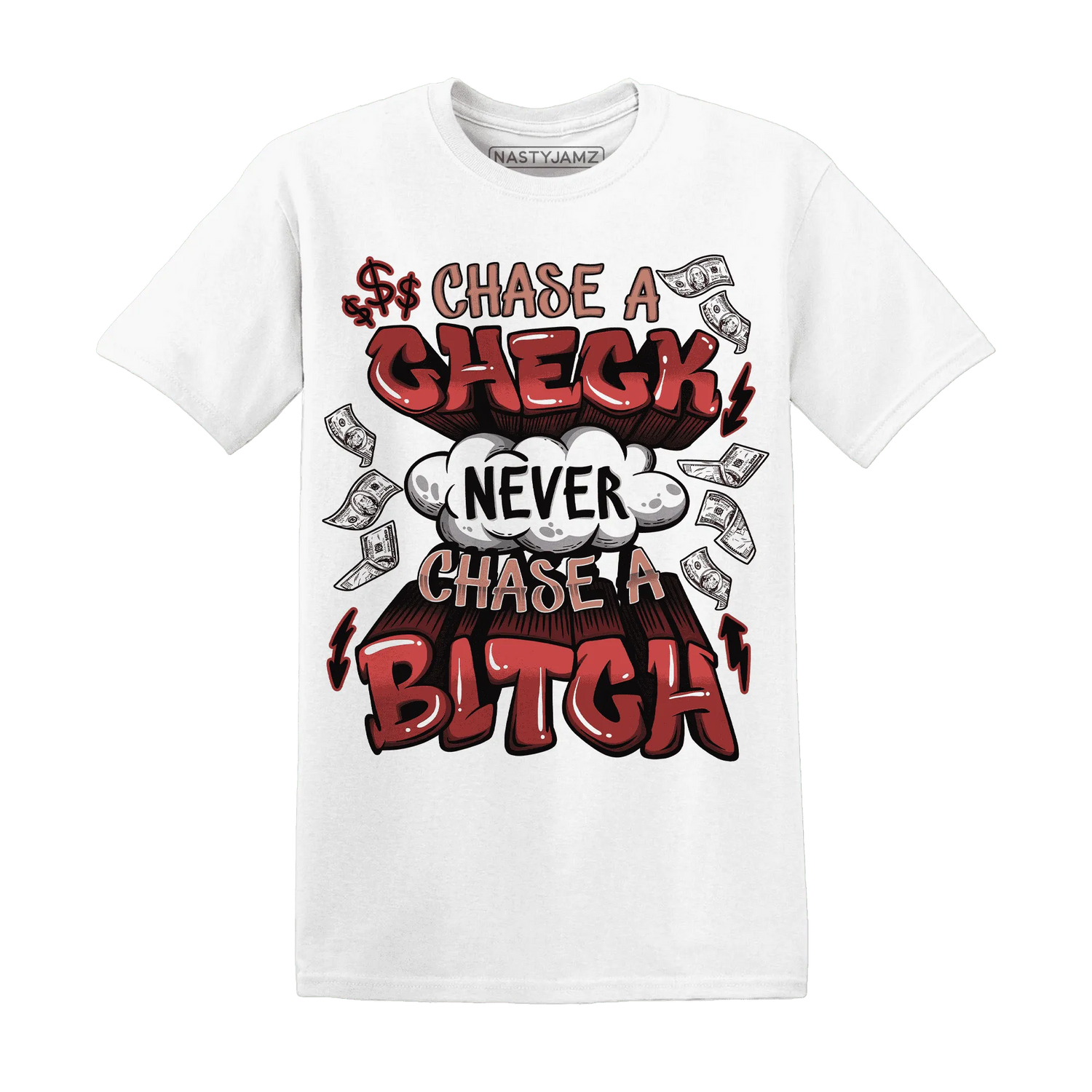 Dune-Red-13s-T-Shirt-Match-Chase-A-Check