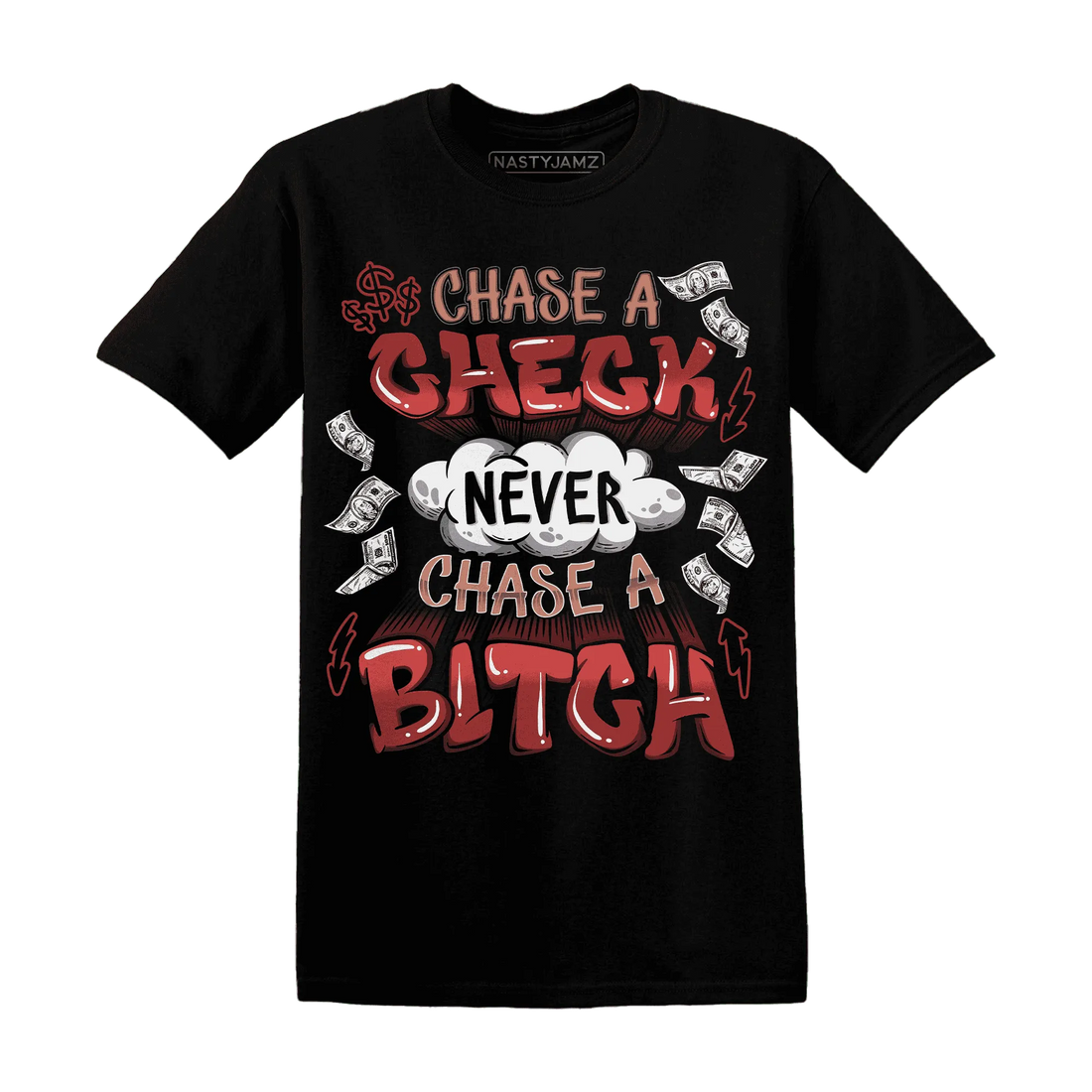 Dune-Red-13s-T-Shirt-Match-Chase-A-Check
