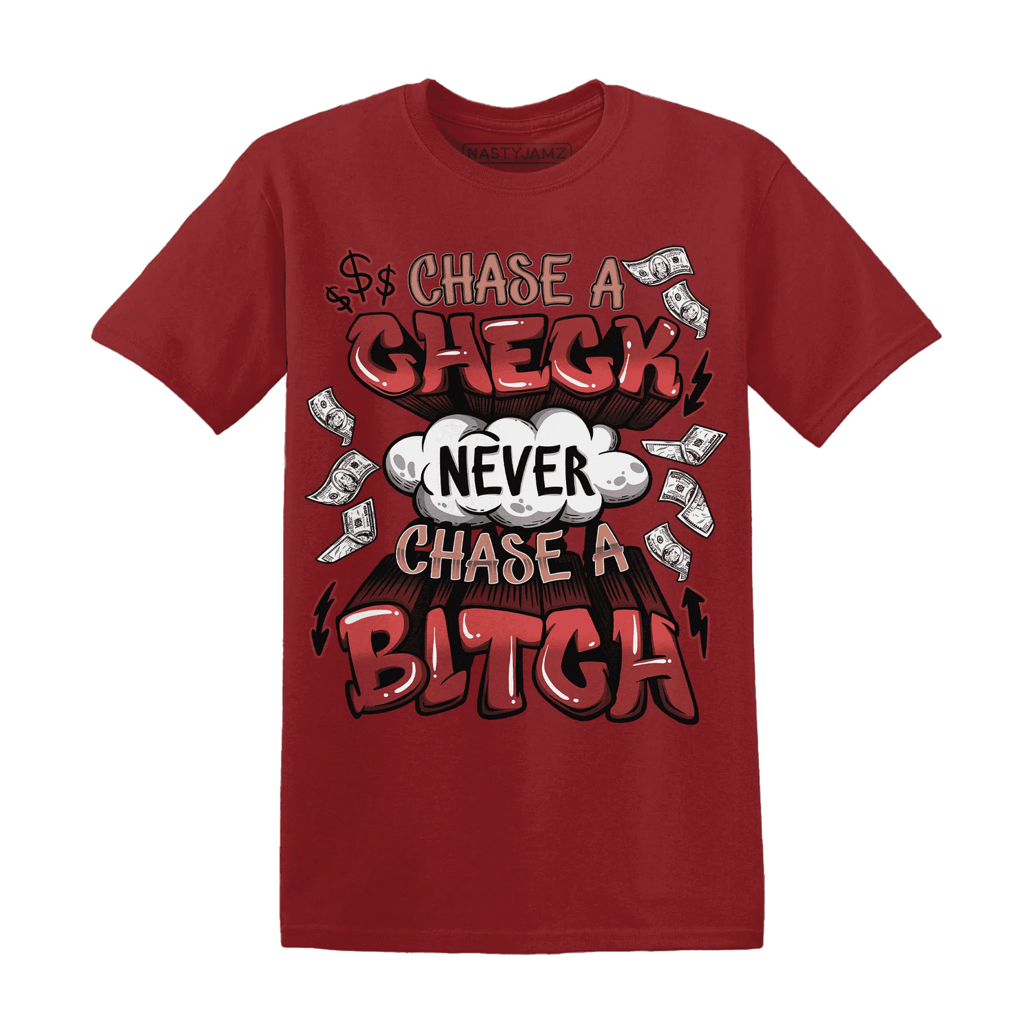Dune-Red-13s-T-Shirt-Match-Chase-A-Check