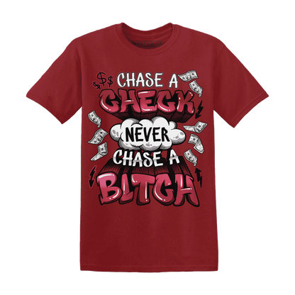 High-87-Metallic-Burgundy-1s-T-Shirt-Match-Chase-A-Check