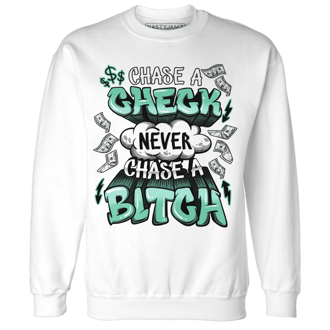 High-OG-Green-Glow-1s-Sweatshirt-Match-Chase-A-Check