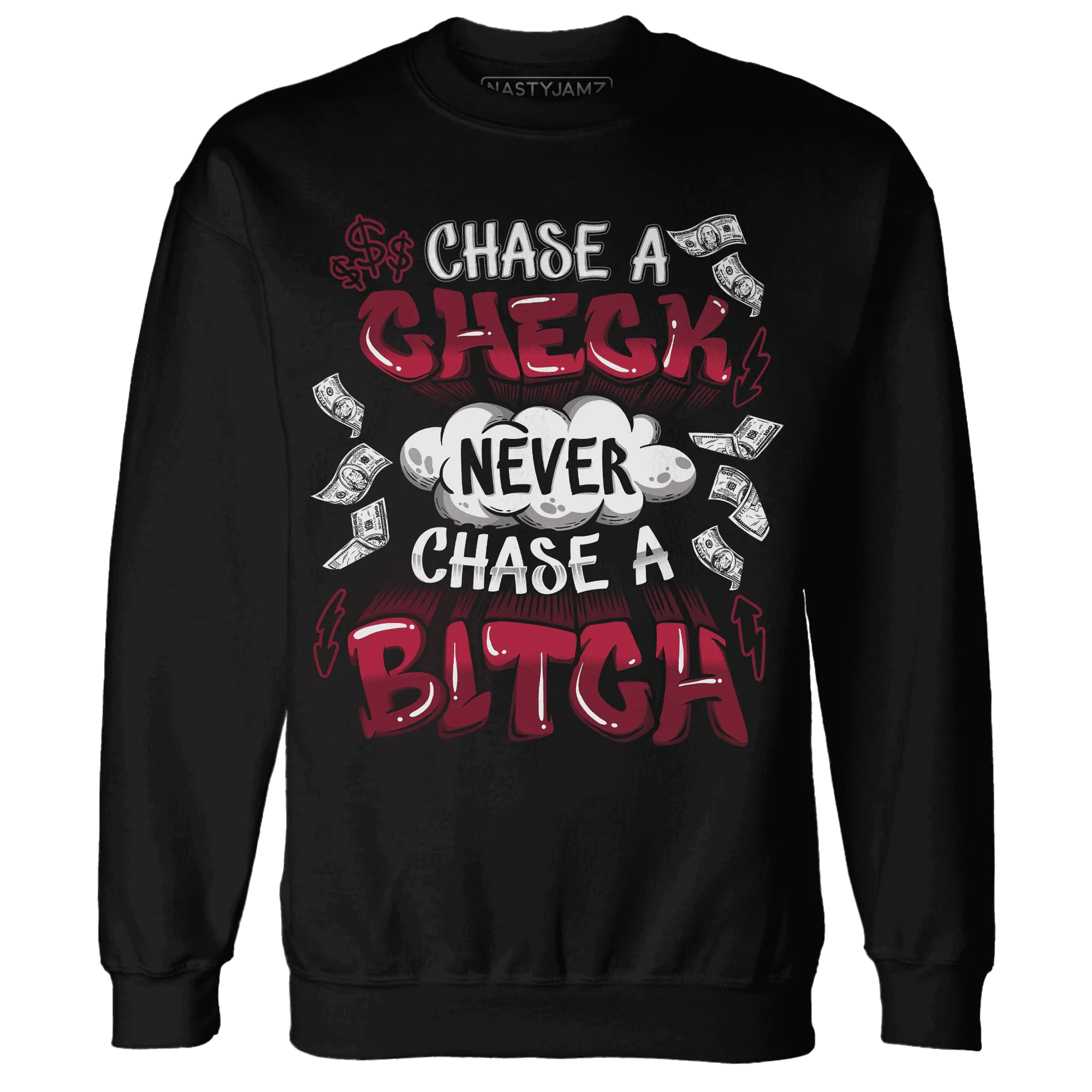 High-White-Team-Red-1s-Sweatshirt-Match-Chase-A-Check