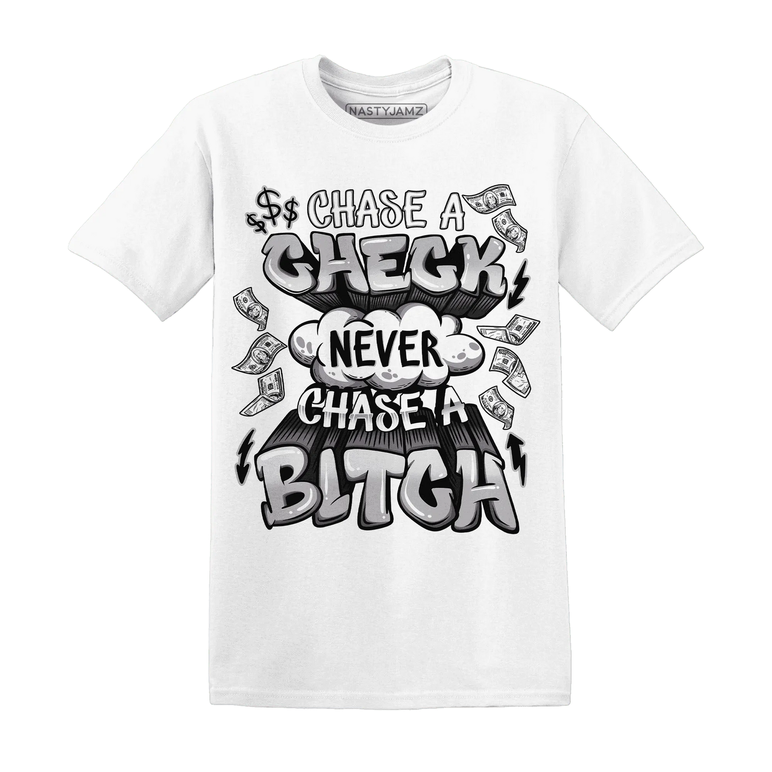 Cement-Grey-3s-T-Shirt-Match-Chase-A-Check