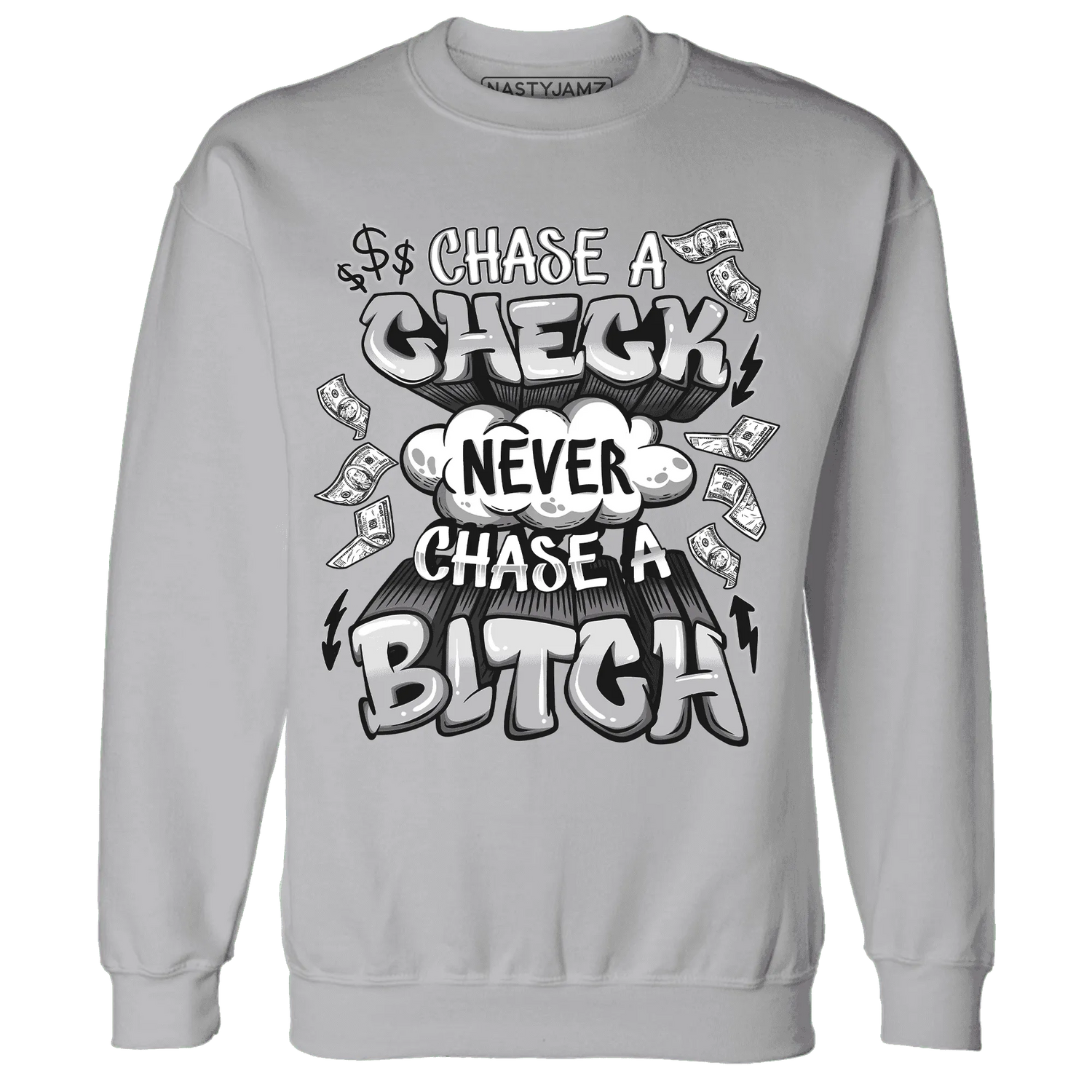 Cement-Grey-3s-Sweatshirt-Match-Chase-A-Check
